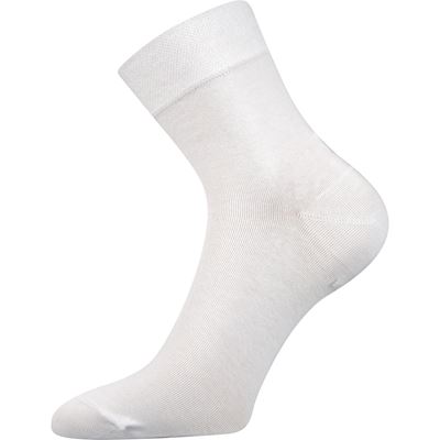 Ponožky dámské FANERA jednobarevné BÍLÉ