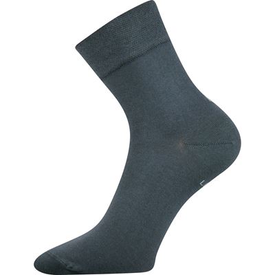 Ponožky dámské FANERA jednobarevné TMAVĚ ŠEDÉ