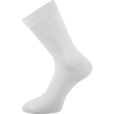Ponožky dámské slabé FANY 100% bavlněné BÍLÉ