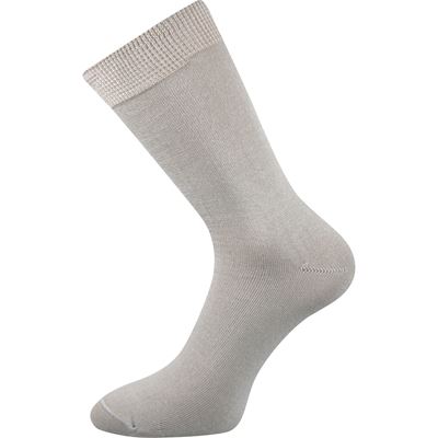 Ponožky dámské slabé FANY 100% bavlněné SVĚTLE ŠEDÉ
