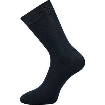 Ponožky dámské slabé FANY 100% bavlněné TMAVĚ MODRÉ