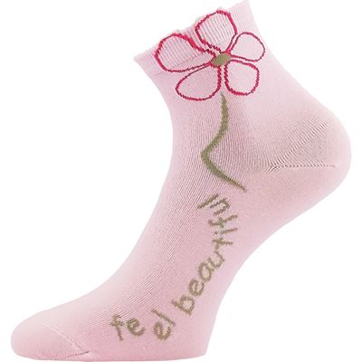 Ponožky dámské FLEURA bavlněné MIX A (3 páry) Lonka 127376 3