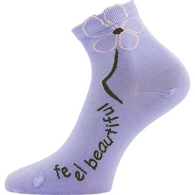 Ponožky dámské FLEURA bavlněné MIX B (3 páry) Lonka 127377 4