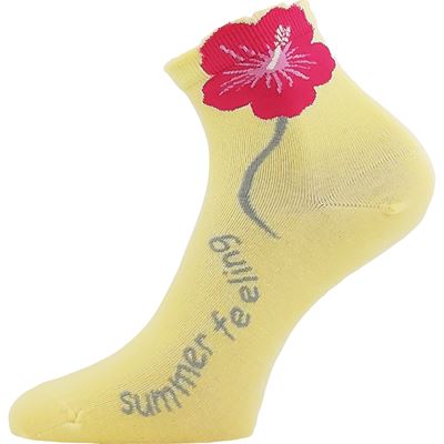 Ponožky dámské FLEURA bavlněné MIX C (3 páry) Lonka 127378 4