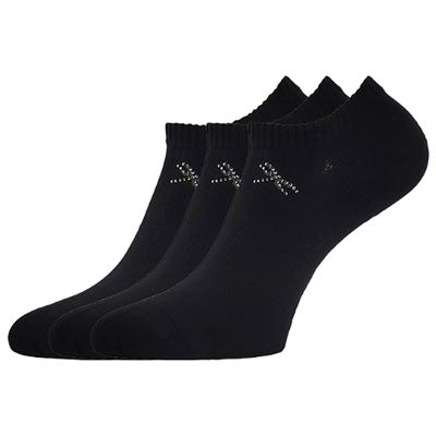 Ponožky dámské elegantní FLITANA 01 s kamínky ČERNÉ Lonka 127328 2