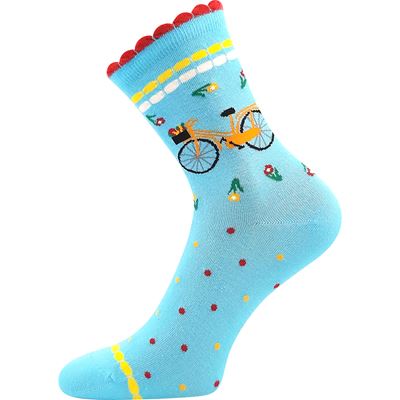 Ponožky dámské letní FRANCESCA mix BAREVNÉ (3 páry)