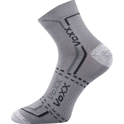 Ponožky bavlněné sportovní FRANZ 03 světle šedé (3 páry)