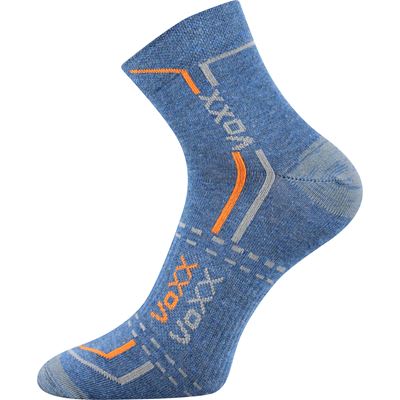 Ponožky bavlněné sportovní FRANZ 03 jeans melé