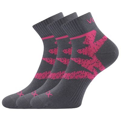 Ponožky bavlněné sportovní FRANZ 05 šedé (3 páry)