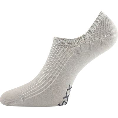 Ponožky extra nízké bavlněné HAGRID světle šedé