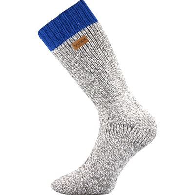 Ponožky zimní thermo HAUMEA vlněné MODRÉ