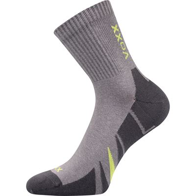 Ponožky sportovní bavlněné HERMES světle šedé