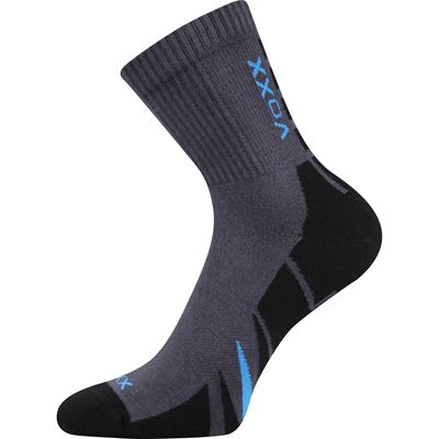 Ponožky sportovní bavlněné HERMES tmavě šedé