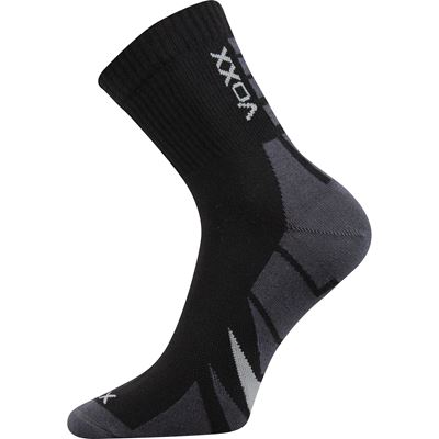 Ponožky sportovní bavlněné HERMES černé
