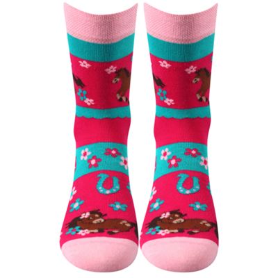 Ponožky dívčí slabé HORSIK s KONÍKEM (2 páry)