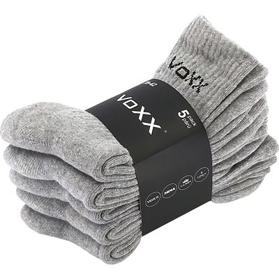 Ponožky pánské froté HYDE 120 šedé melé (1 pack) VoXX 126860 2