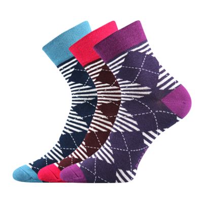 Ponožky dámské slabé IVANA 45 letní (3 páry)