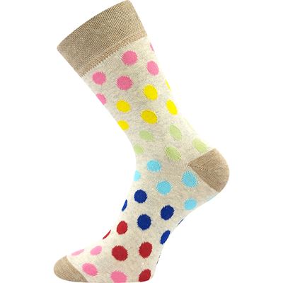 Ponožky dámské slabé IVANA 60 letní MIX SVĚTLÉ (3 páry)