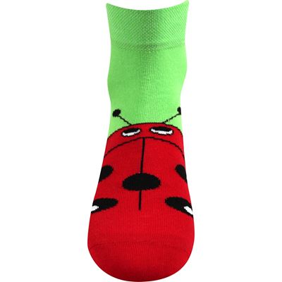 Ponožky dámské letní JITULKA se zvířátky MIX A (3 páry)