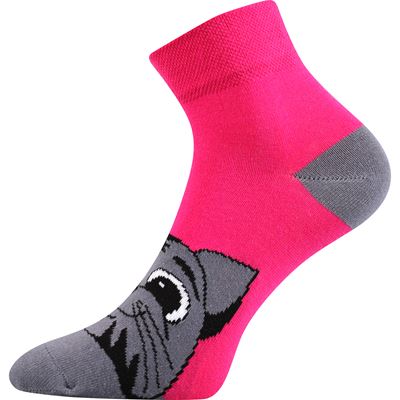 Ponožky dámské letní JITULKA se zvířátky MIX A (3 páry)