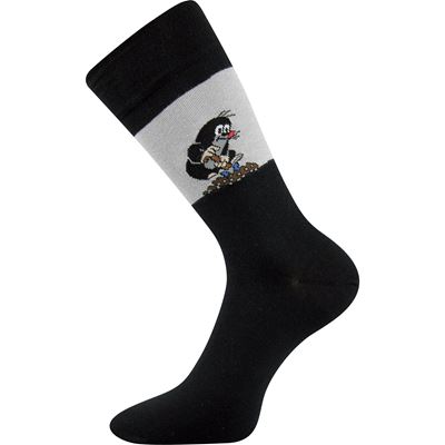 Ponožky společenské KR 111 s obrázkem Krtka MIX B tmavé (3 páry)