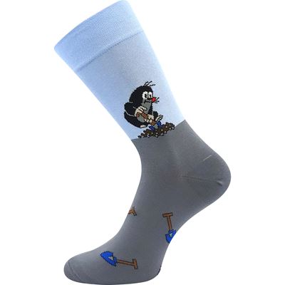 Ponožky společenské KR 111 s obrázkem Krtka MIX C barevné (3 páry)