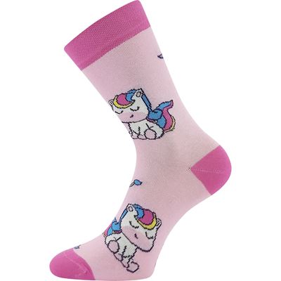 Ponožky dětské KAITO s obrázky DÍVČÍ mix D (3 páry)