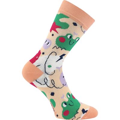 Ponožky dětské KAITO s obrázky DÍVČÍ mix E (3 páry)