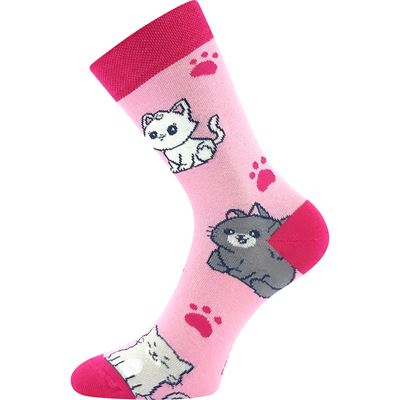 Ponožky dětské KAITO s obrázky DÍVČÍ mix F (3 páry)
