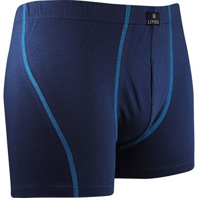 Boxerky pánské bavlněné KAMIL tmavě modré Lonka 122720 2