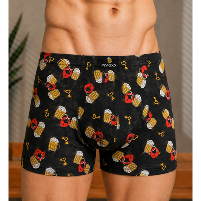 Boxerky pánské obrázkové KEVIN bavlněné PIVO LOVE Lonka 121339 2