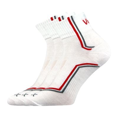 Ponožky slabé KROTON se stříbrem BÍLÉ