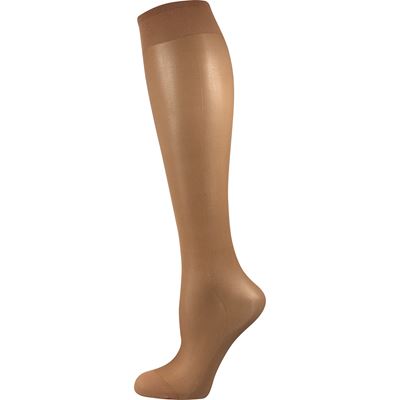 Podkolenky dámské silonkové LADY knee-socks BEIGE (tělové) 2 páry v balení