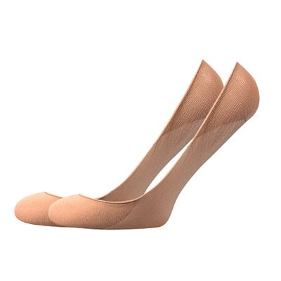 Ťapky dámské silonkové LADY step BEIGE (tělové) 2 páry v balení