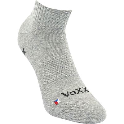 Ponožky krátké sportovní LEGAN s ionty stříbra SVĚTLE ŠEDÉ MELÉ