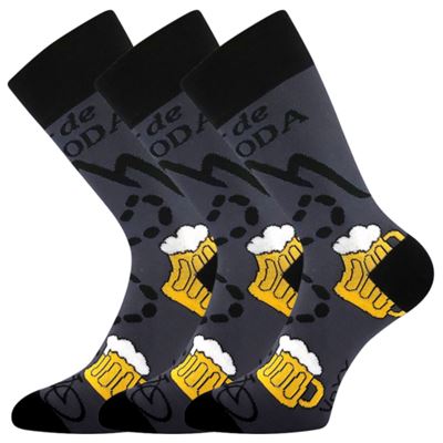 Ponožky pánské letní LETOUR vtipné s motivem piva DESIGN 1 VoXX 127238 2