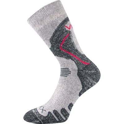 Ponožky trekingové LIMIT froté SVĚTLE ŠEDÉ