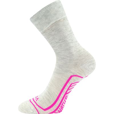 Ponožky dětské slabé volnočasové LINEMULIK se lnem DÍVČÍ (3 páry)