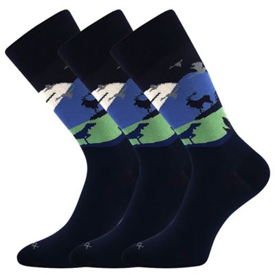 Ponožky slabé hunting LOVIX 01 s loveckými motivy LOVCE VoXX 126441 2