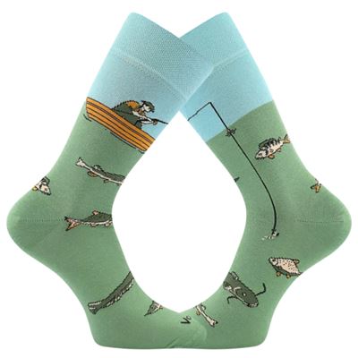 Ponožky slabé fishing LOVIX 02 s rybářskými motivy RYBÁŘE
