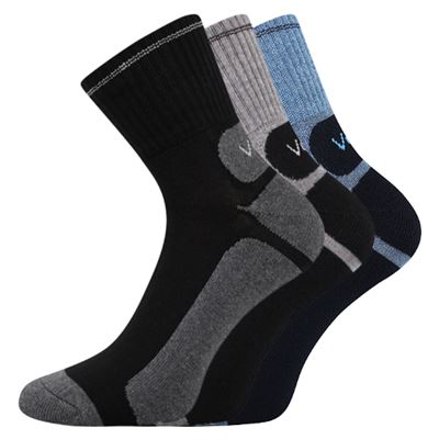 Ponožky sportovní MARAL 01 bavlněné TMAVÉ (3 páry)