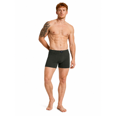 Boxerky funkční pánské MERINOWOOL 05 KHAKI