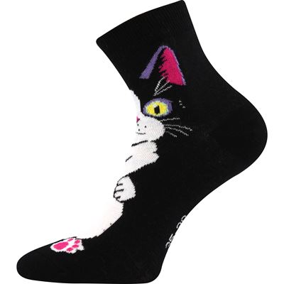 Ponožky dámské letní MICKA s kočkami (3 páry)
