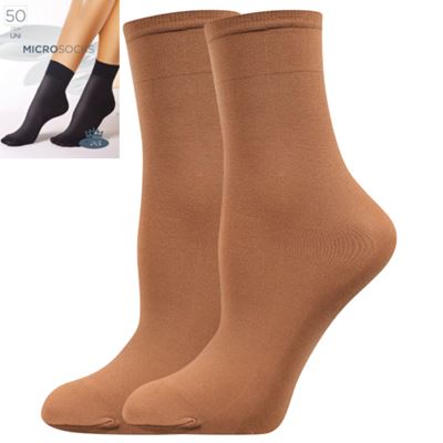 Ponožky dámské silonkové MICRO socks BEIGE (tělové) (6 párů)