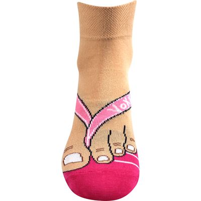 Ponožky letní crazy MITCH dámské MAGENTA