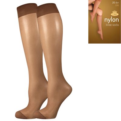 Podkolenky dámské silonkové NYLON knee-socks CASTORO 2 páry v balení (6 kusů)