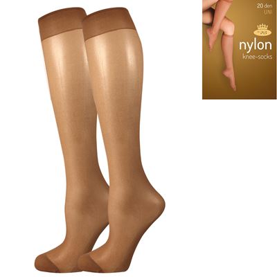Podkolenky dámské silonkové NYLON knee-socks VISONE 2 páry v balení (6 kusů)
