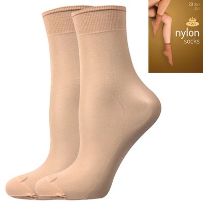 Ponožky dámské silonkové NYLON socks CAMEL 5 párů v balení