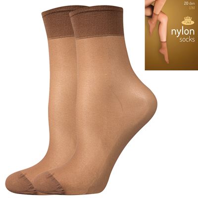 Ponožky dámské silonkové NYLON socks CASTORO 2 páry v balení (6 kusů)