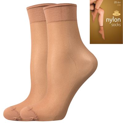 Ponožky dámské silonkové NYLON socks GOLDEN 2 páry v balení